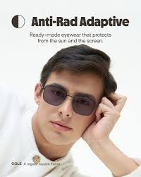 Sunnies Studios Anti-Rad Adaptive Cole (Non-graded Blue Light and  Photochromic Eyeglasses) Unisex Aviator Sunglasses Blue Light Protection  Eyewear Full Rim Stainless Steel Frames