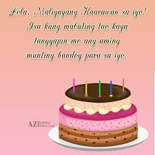 Kaarawan Birthday Message For Father In Law Tagalog Lola Maligayang Kaarawan Sa Iyo