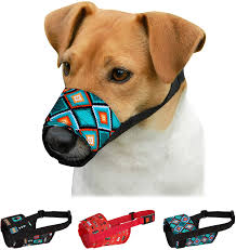 Available in two sizes to fit your dog, this muzzle also has adjustable straps. Buy Collardirect Dog Muzzle For Small Medium Large Dogs Soft Breathable Nylon Safety Pattern Mouth Cover Anti Biting Barking Print Pet Muzzles Online In Turkey B08jq7xv9n
