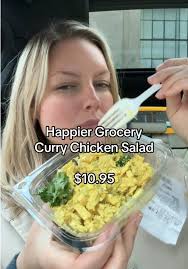 Happier Grocery: Evidently I’m a curry chicken connoisseur. #tastetest  #chickensalad #eating