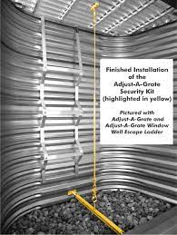 Maybe you would like to learn more about one of these? Adjust A Grate Security Kit Model Sk6 For Window Wells With Grates That Project 22 26 In Amazon Com
