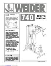 Weider 740 Manuals