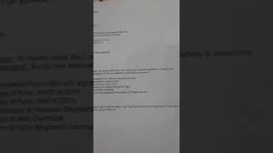 Cover Letter For Form I 864 Or Affidavit Of Support For Self Employed Youtube