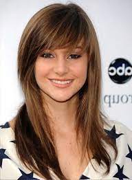 Long Bob Hairstyles With Side Bangs Long Bob Hairstyles With Side Swept Bangs Hairstyle Photo Li Hair Styles Haircuts For Long Hair Layered Haircuts With Bangs