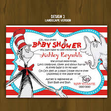 Doctor Seuss Baby Shower Invitations Dolanpedia