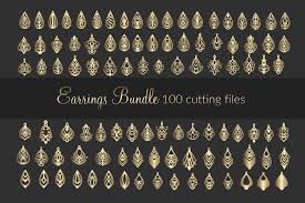 Download 100 Svg Leather Earrings Bundle Cricut Maker Laser Cut 141748 Laser Engraving Design Bundles SVG, PNG, EPS, DXF File