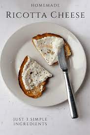 Homemade Ricotta Cheese Meatless Monday The Domestic Dietitian Recipe Easy Homemade Recipes Home Made Ricotta Cheese Easy Appetizer Recipes