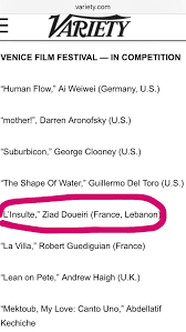 Adel karam, kamel el basha, rita hayek and others. Rita Hayek On Twitter It S Official L Insulte By Ziaddoueiri In Competition At The Venice Film Festival Lamostra2017 Adelkaram9