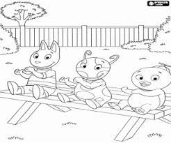 The famous and lovable characters depicted in these pages include uniqua, pablo, tyrone, tasha and austin and give your little ones ample scope to experiment with colors. The Backyardigans Coloring Pages Printable Games