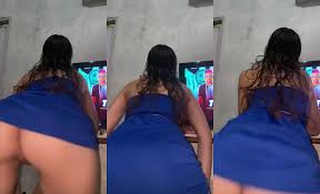 Novinha baixa renda rebolando sem calcinha pra câmera