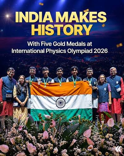 India IPhO 2026 Gold Medals