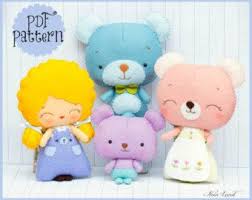 Pansy And Poppy Fairies Pdf Pattern Felt Doll Felt Toys Patterns Felt Dolls Stuffed Toys Patterns