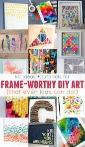 To whet their appetite for all things diy, take a look at 24 of the top home crafts that are sure to catch your child's attention. 60 Easy Wall Art Ideas That Even Kids Can Make Remodelaholic Art Projects For Adults Diy Art Projects Wall Art Crafts