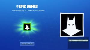 It is possible that the code will be region locked, anyway this is not a problem at all: How To Redeem Your Free Fortnite X Batman Banner Fortnite Intel