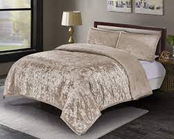 ☆☆☆☆☆ no rating value for cherry blossom 7pc bed set and window treatments. Mystique Velvet Quilt Set In Gold Wonderhome