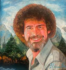 Bob Ross Paint Canvases
