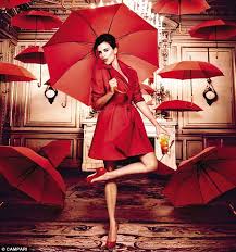 Painting The Town Red Penelope Cruz Shows Off Staggering Curves In Spell Binding Campari Calendar Shoot Lady In Red Red Fashion Penelope Cruz