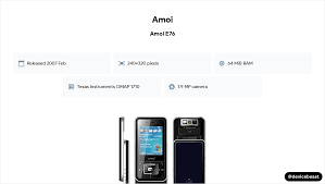 Amoi E76 Image Gallery