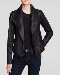 Vince Jacket Vintage Leather Scuba Women Jackets Bloomingdale S Vince Leather Jacket Leather Jacket Jackets