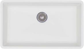 With its undermount installation, you can easily brush crumbs or wipe. Blanco Precis White 32 Silgranit Granite Composite Undermount Super Single Bowl Kitchen Sink 440150 Don S Appliances Pittsburgh Pa