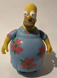 Homer Simpson, Fat Homer in Muumuu Dress, Action Figure | eBay