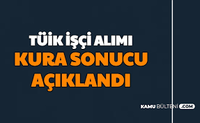 Tüi̇k, türkiye i̇statistik kurumu'nun baş harflerinden oluşan kısa adıdır. Tuik Isci Alimi Kura Cekimi Sonuclari Aciklandi