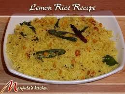 Lemon Rice Manjula S Kitchen Indian Vegetarian Recipes Lemon Rice Recipes Indian Food Recipes