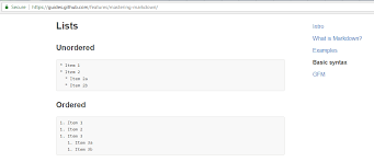 How To Write An Ordered List Which Contains Nested Unordered Lists Github Markdown Stack Overflow