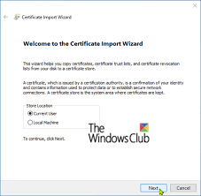 Import Efs File Encryption Certificate And Key Pfx File In Windows 10 Windows 10 Encryption Certification Authority