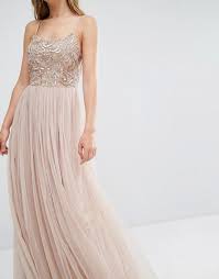 Discover Fashion Online Embellished Bridesmaid Dress Maxi Gown Dress Wedding Evening Gown