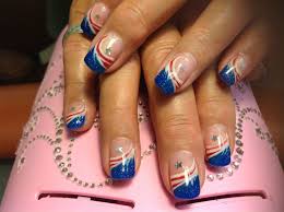 White nail designs are the most common nail design nowadays and you can find most women using this simple yet beautiful nail design quite often. Pin By Ambitions Nail And Hair Studio On 4th Of July Patriotic Nails Design Usa Nails Red Nails