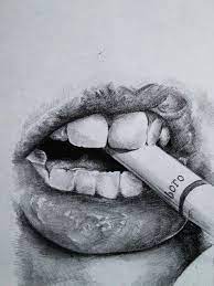 lip bite drawing google search abstrakte zeichnungen bedeutungsvolle zeichnungen coole bleistiftzeichnungen