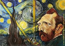 Caricature Of Vincent Van Gogh, By Frank