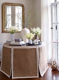 Black And White Table Skirting Trend Alert Skirted Tables Table Skirt Decor Home Decor
