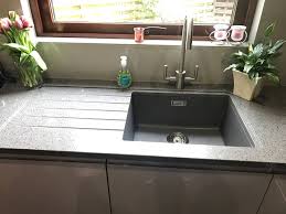 kitchen undermount sink.recess drainer