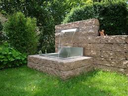 Waterfall Fountain For The Garden Pool The Pond Individually Crafted R Brunnen Garten Wasserspiel Garten Wasserbecken Garten