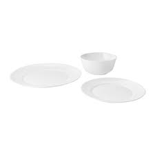 Samtidig Service 12 Pieces Blanc Ikea Ikea Dinnerware Dinnerware Sets White Dinnerware Set
