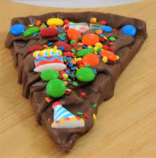 You have to keep these peanut butter chocolate fat bombs in the fridge since they begin to melt at room temperature. Happy Birthday Chocolate Pizza Slice Colorful Chocolate