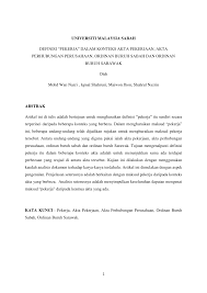 Strike atau mogok adalah tindakan yang boleh digunakan union dan pekerja di malaysia untuk menuntut hak. Pdf Universiti Malaysia Sabah Definisi Pekerja Dalam Konteks Akta Berbeza