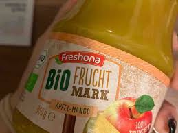 Freshona, Bio Frucht Mark Apfel Mango Calories