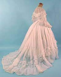 Civil War Era Wedding Dresses Civil War Era Fabrics Decorations Costume Old Fashion Dresses Vintage Gowns Historical Dresses