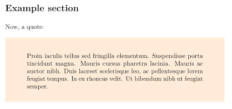 Formatting refers to most things to do with appearance including text style and spacing. Add A Black Border To Block Quotations Tex Latex Stack Exchange