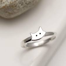 Pin By Mercedes Ghretlli On Cats In 2020 Silver Cat Ring Sterling Silver Cat Cat Ring