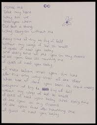 Britney spears — everytime (above & beyond's club mix). Lot Detail Britney Spears Handwritten Everytime Lyrics