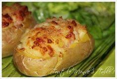 Pommes De Terre Farcies Au Chevre Et Aux Lardons Tout Le Monde A Table Pommes De Terre Farcies Pomme De Terre Lardon Recettes De Cuisine