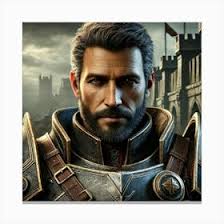 Captain Darius Kane Art Print