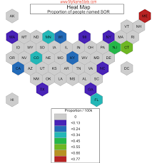 SOR First Name Statistics by MyNameStats.com