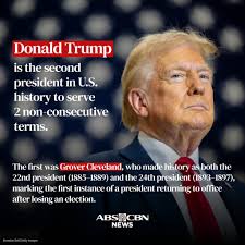 The last time Republican Donald Trump served as President of the United  States was from 2017 to 2021.