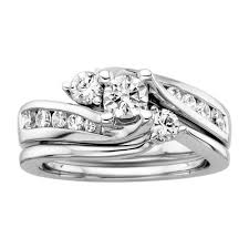 1 1 2 Ct Tw Diamond Wedding Set Diamond Wedding Sets Diamond Wedding Rings Wedding Rings Engagement