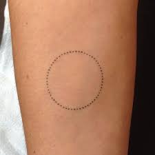 John Wilson On Instagram Healed Circle Tattoo I Did Last Week Circle Tattoos Circle Tattoo Minimalist Tattoo